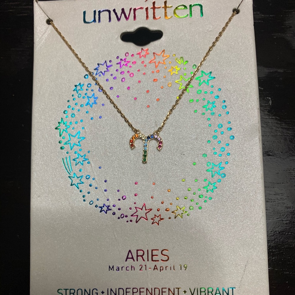 Unwritten Rainbow Aries Necklace